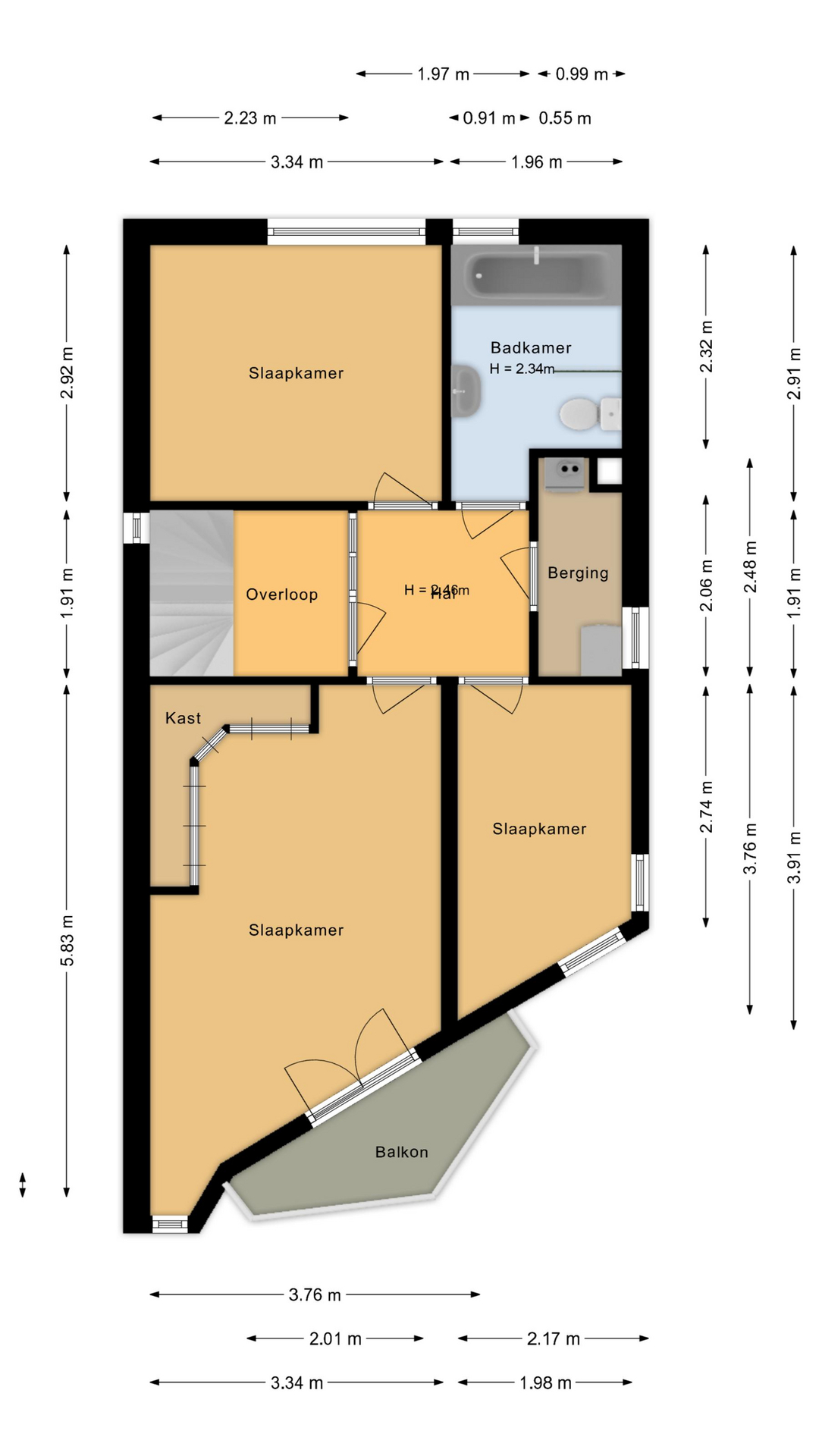 Beukenhof 134 - 8212 ED - lelystad-plattegrond-2